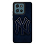 New York Yankees Blue metal Motorola Moto G Play 2026 Case