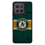 Oakland Athletics Wooden Style Motorola Moto G Stylus 2026 Case
