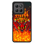 Stranger Things Hellfire Club on Fire Motorola Moto G Stylus 2026 Case