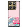 Ocean Wave in Pink Art Motorola Edge 2026 Case