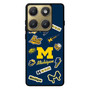 Michigan Wolverines themed decals Motorola Edge 2026 Case