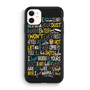 Artic Monkeys Lyrics iPhone 11 Case