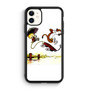 Calvin and Hobbes Playing Together iPhone 11 Case