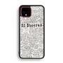 Ed Sheeran All Lyrics Google Pixel 4 | Pixel 4a | Pixel 4a 5G | Pixel 4 XL Case