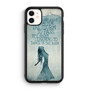 dancing in rain quote iPhone 11 Case
