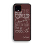 One Republic Lyrics Google Pixel 4 | Pixel 4a | Pixel 4a 5G | Pixel 4 XL Case
