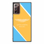 Aston Martin Light Yellow Blue Samsung Galaxy Note 20 5G Case