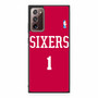NBA Sixers Samsung Galaxy Note 20 5G Case