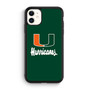 Miami hurricanes iPhone 11 Case