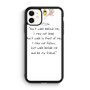 Winnie The Pooh Quote iPhone 11 Case