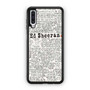 Ed Sheeran All Lyrics Samsung Galaxy A50 Case