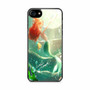 ariel little mermaid watercolor iPhone SE 2020 Case