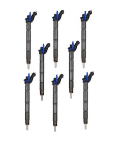 Reman Fuel Injector Set for 2011-2019 Ford 6.7L Powerstroke (Blue Stem) 