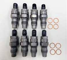 Reman Bosch/MC Fuel Injector Set for 1983-1989 GM 6.2L Diesel Long Body 83.7mm Fine Thread (0430211058)