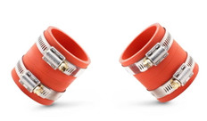 1994-1997 Ford 7.3L Powerstroke CAC Intercooler Boots Head to Spider Set