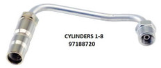 2001-2004.5 GM 6.6L DURAMAX LB7 DIESEL FUEL INJECTOR LINE CYLINDER  1 & 8