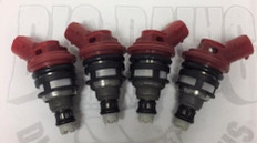 NEW SET 4 SUBARU WRX STI GT EJ25 1000CC HIGH FLOW JECS SIDE FEED FUEL INJECTORS