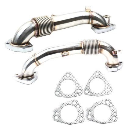 2017-2022 GM/Chevrolet 6.6L Duramax L5P Stainless Steel Turbo Up-Pipes 