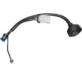 6.5L PUMP MOUNTED DRIVER (PMD) WIRING HARNESS - 12" WITH BOOT