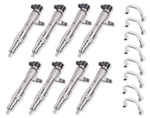Reman Oem Fuel Injector Set w/New Fuel Lines for 2008-2010 Ford 6.4LPowerstroke