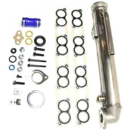 2003-2004.5 Ford 6.0L Powerstroke EGR Cooler Round Tube w Hardware - 3C3Z9P456B