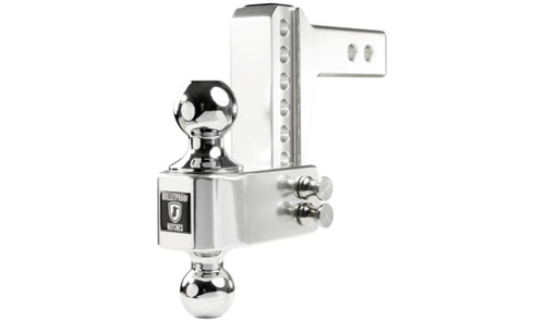 BulletProof Hitches 2" Aluminum Medium Duty 4" Drop/Rise Hitch (14,000LB Capacity)