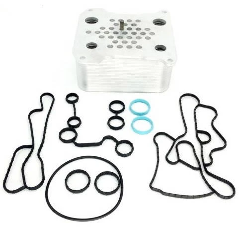 Upgraded Oil Cooler With Gasket Kit for 2008-2010 Ford 6.4L Powerstroke Diesel 