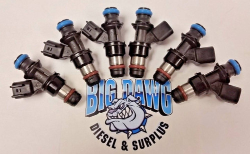 NEW SET OF 6 2005-2007 BUICK CHEVROLET PONTIAC & SATURN 3.5L VIN 8,L FUEL INJECTORS 