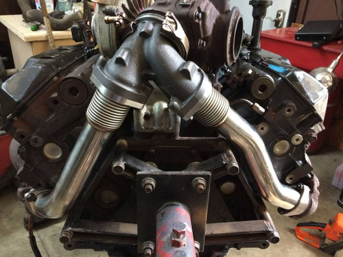 Up Pipe Upgraded Exhaust & Turbo Manifold Kit for 1999-2003 Ford 7.3L Powerstroke