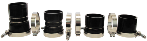 2008-2010 Ford 6.4L Powerstroke Upgraded 5 Ply Silicone CAC Intercooler Boot Kit