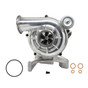 1999.5-2003 Ford 7.3L Powerstroke High Performance GTP38 Turbo With Billet Compressor Wheel 5+5 Blade Polished Housing, Non EBV Pedestal and Exhaust Housing