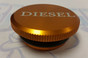 2013-2017 DODGE CUMMINS 6.7L DIESEL BILLET ALUMINUM MAGNETIC FUEL CAP GOLD