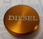 2013-2017 DODGE CUMMINS 6.7L DIESEL BILLET ALUMINUM MAGNETIC FUEL CAP GOLD