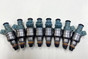 Reman Oem Fuel Injector Set for 1988 Ford E250 E350 F53 F250 F350 7.5L Vin G (Stamped E7TE-B1B)