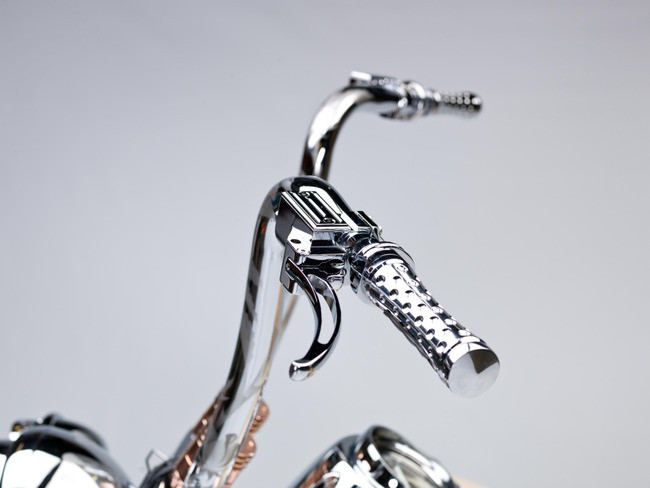 Phantom illusion Handlebar with hydro conversion for mechanical clutch motorcyles