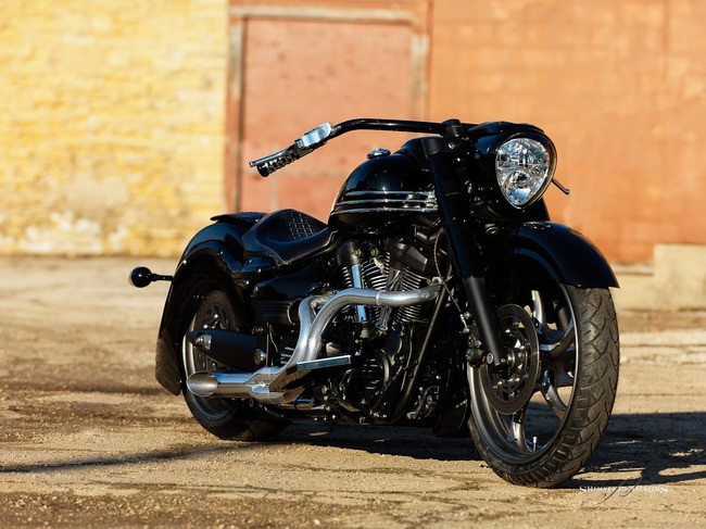 Blacksmith Retro Classic 21inch front wheel conversion for Star Roadliner, Stratoliner, Raider