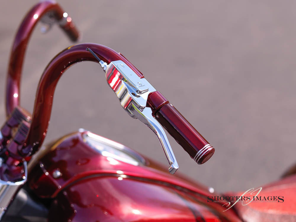 Blacksmith Diablo Ram Horn 1.50 diameter ape handlebars on Yamaha Stratoliner