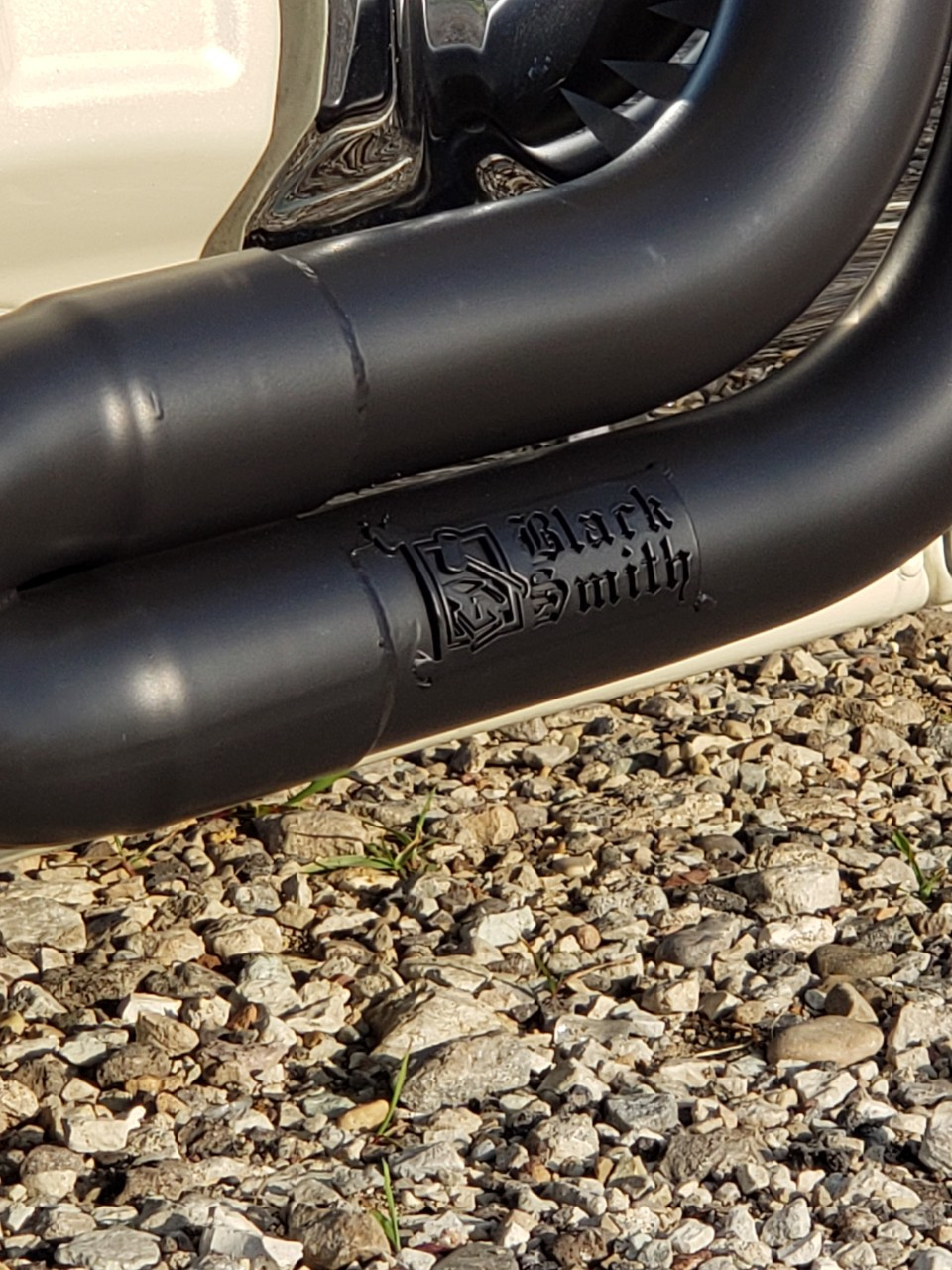 Blacksmith Motoring Boulevard Brawler Saturday Nite Special Racing Exhaust System Suzuki C50, Volusia VL800 