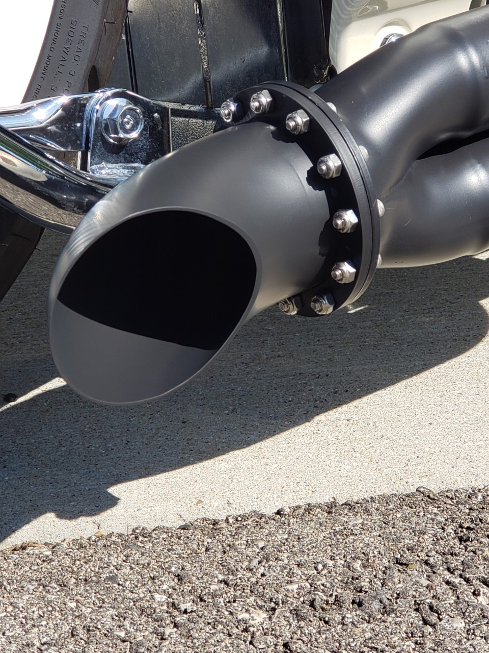 Blacksmith Motoring Boulevard Brawler Saturday Nite Special Racing Exhaust System Suzuki C50, Volusia VL800 