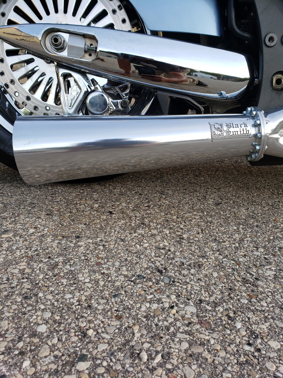 Blacksmith Motoring Phantom Street Sweeper Exhaust Tip