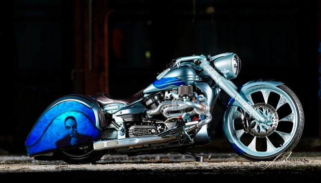 Phantom Builds editiona Raw 26 inch bolt-on front wheel complete conversion Star Roadliner/Stratoliner