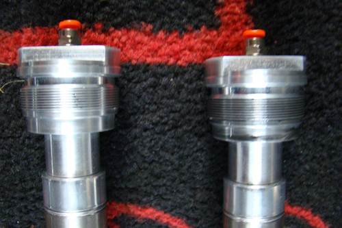 Blacksmith Anvil drop in air Strut system OEM Style threaded end caps for OEM tubes