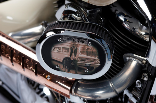 Hurricane Boulevard Performance Intake System Suzuki C50/Volusia 800 shown with custom insert not included