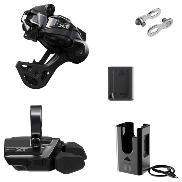 Shimano XT M8250 GS Di2 Drivetrain Upgrade Kit with Bar Clamp