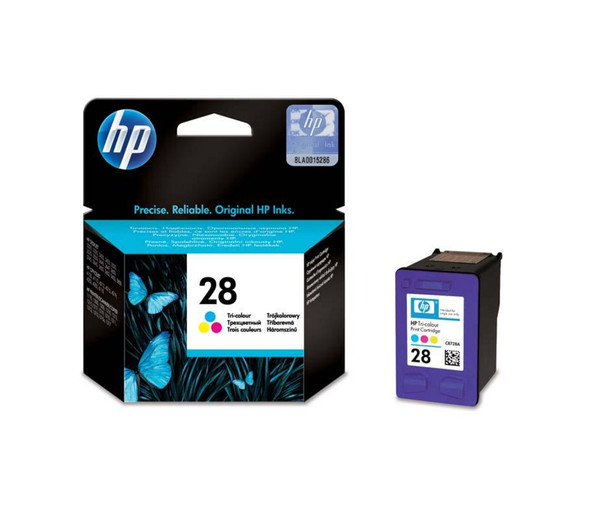 Genuine HP 28 Colour (Cyan, Magenta, Yellow) Inkjet Cartridge C8728AE