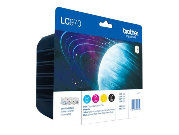 Genuine Brother LC970 Ink Cartridge Multipack