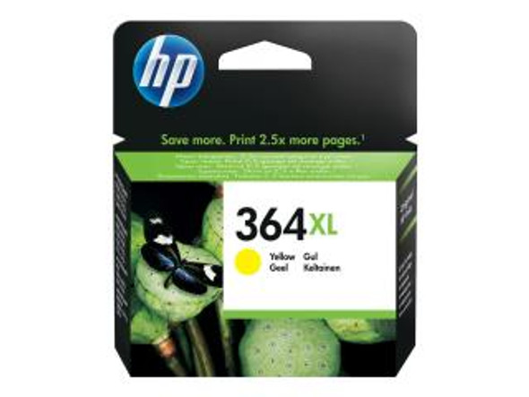 Genuine HP 364XL Yellow High Yield Inkjet Cartridge CB325EE