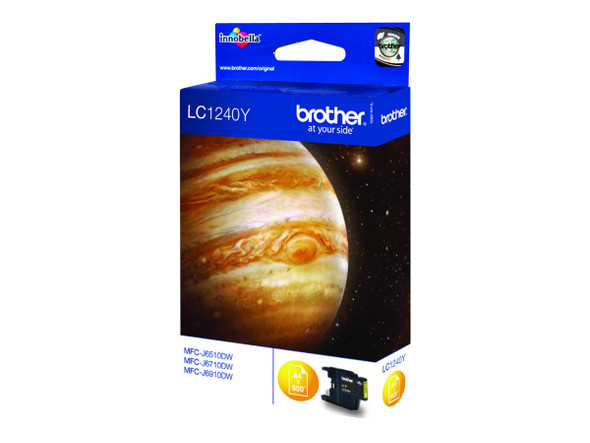 Genuine Brother LC1240 Yellow Inkjet Cartridge