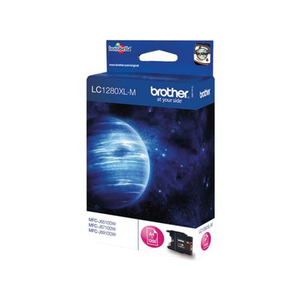 Genuine Brother LC1280XL Magenta Inkjet Cartridge