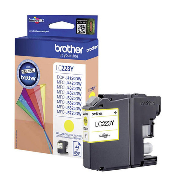 Go Inks 2 Cartucce Inchiostro Ciano Compatibili Per Brother LC223C - Sostitutive Per Stampanti DCP E MFC